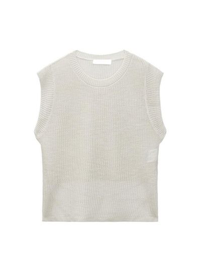 Recur,ecur Strap net Sleeveless_lightgray