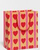 Red Cap Cards Red Cap Cards Red Cap Heart Stripes Medium Gift Bag at Urban Outfitters - 2