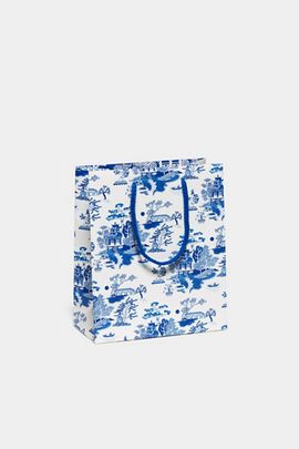 Red Cap Cards Red Cap Cards Red Cap Printed Gift Bag in Chinoiserie at Urban Outfitters