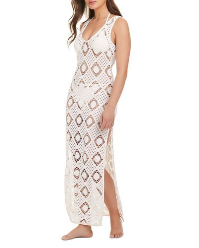 Red Carter Red Carter Lace Up Cover Up Dress