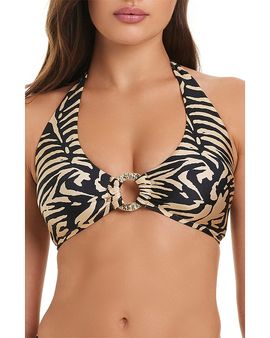 Red Carter Red Carter O Ring Halter Bikini Top