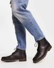 Red Tape Red Tape lace up brogue boots in black leather - 3