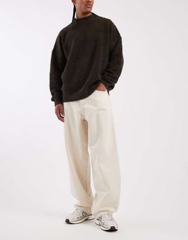 Redefined Rebel Redefined Rebel baggy denim jeans in off white