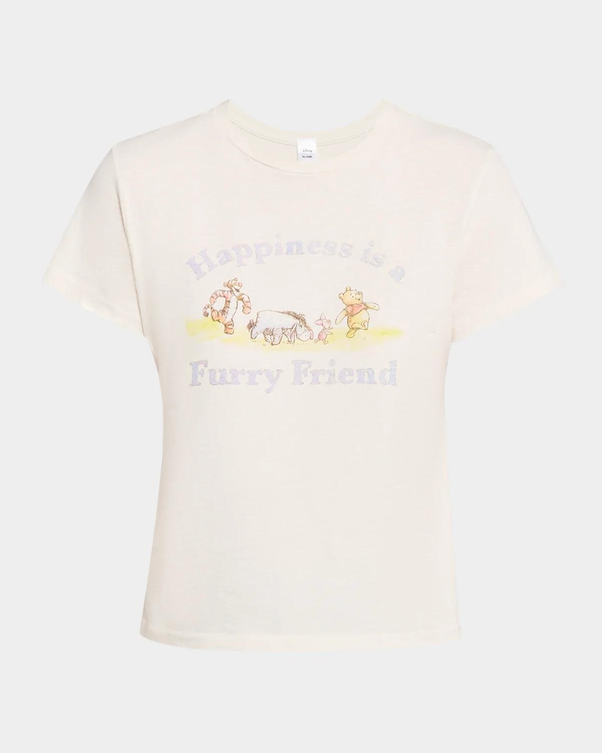 RE/DONE Classic Pooh Friend Graphic-Print T-Shirt