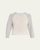 RE/DONE Featherweight Cashmere Baseball Tee - 1