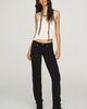RE/DONE Lean Low-Rise Straight-Leg Jeans - 1