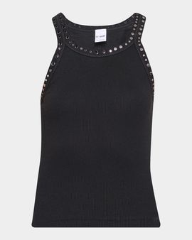 RE/DONE Multi-Stud Ribbed Tank Top