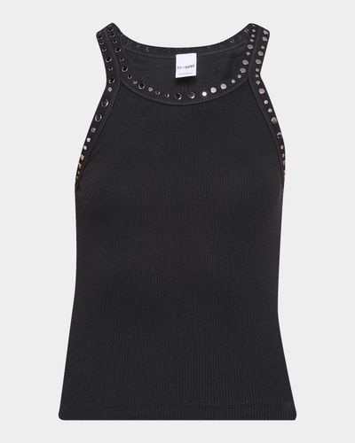 RE/DONE Multi-Stud Ribbed Tank Top