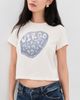 RE/DONE RE/DONE 50s Boxy Virgo Tee Parchment - 2