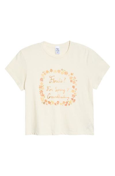 Re/Done Re/Done '50s Florals Boxy Graphic T-Shirt