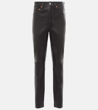 Re/Done Re/Done 70s high-rise straight leather pants