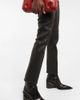 Re/Done Re/Done 70s high-rise straight leather pants - 5