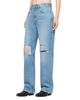 Re/done Re/Done 90s' Comfy High Rise Jeans in Sunfaded Destroy - 3