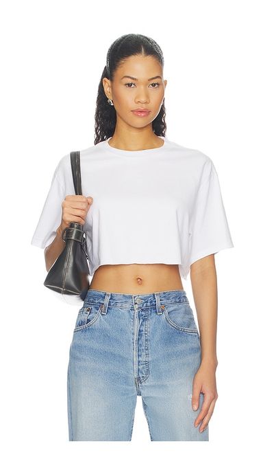 Re/Done 90S Cropped Easy Tee