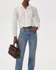 RE/DONE RE/DONE Addie Blouse Vintage White - 5