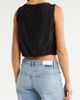 Re/Done Re/Done Allegra Lace Trim Button-Up Crop Top - 2