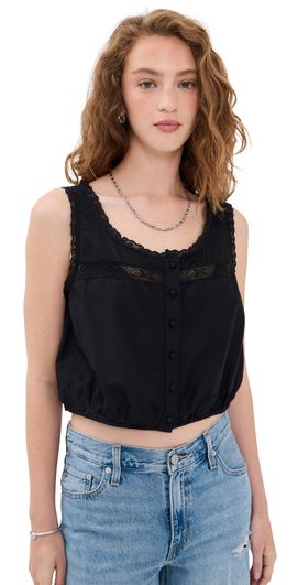 RE/DONE RE/DONE Allegra Top Black