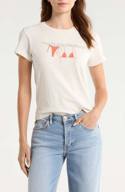 Re/Done Re/Done Bare Minimum Graphic Cotton T-Shirt