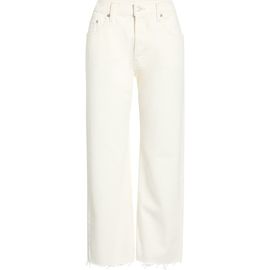 Re/Done Re/Done Beau Raw Hem Crop Straight Leg Jeans
