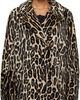 Re/Done Re/Done Black & Brown Leopard Shearling Peacoat - 1