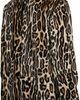 Re/Done Re/Done Black & Brown Leopard Shearling Peacoat - 3