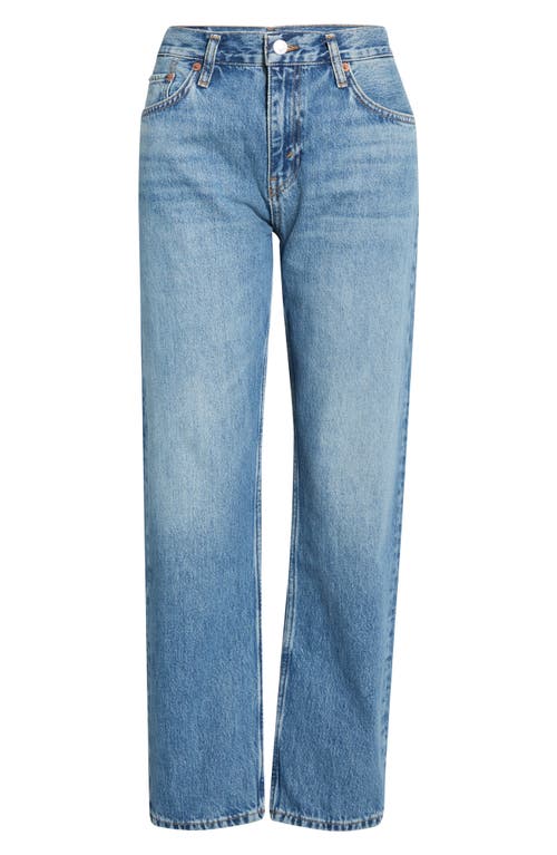 Re/Done Re/Done Blondie Mid Rise Ankle Straight Leg Jeans