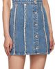 Re/Done Re/Done Blue Fray Denim Minidress - 2