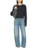 RE/DONE RE/DONE Boxy Waffle Henley Top - 4