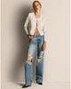 Re/done Re/Done Bronte High Rise Loose Jeans in Thriller Destroy - 2