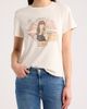 Re/Done Re/Done Classic Just a Girl Graphic Cotton T-Shirt - 1