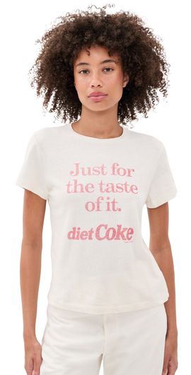 RE/DONE RE/DONE Classic Tee Diet Coke Vintage White