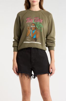 Re/Done Re/Done Classic Tini Time Crewneck Sweatshirt