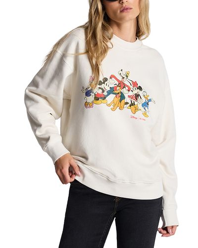 Re/done Re/Done Disney Oversized Graphic Sweatshirt