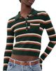 RE/DONE RE/DONE Erin Striped Pullover Aspen/Cognac - 1