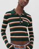 RE/DONE RE/DONE Erin Striped Pullover Aspen/Cognac - 2