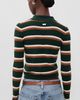 RE/DONE RE/DONE Erin Striped Pullover Aspen/Cognac - 3