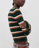 RE/DONE RE/DONE Erin Striped Pullover Aspen/Cognac - 4