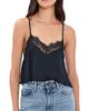 RE/DONE RE/DONE Isla Lace Cami Black - 1