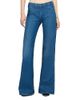 Re/done Re/Done Lou Low Rise Wide Leg Jeans in Reverb - 1
