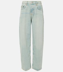 Re/Done Re/Done Mid-rise straight jeans