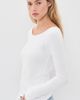 RE/DONE RE/DONE Monroe Tee Optic White - 4