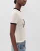 RE/DONE RE/DONE Morrision Knit Ringer Tee Parchment/Noir - 4