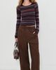 RE/DONE RE/DONE Nicki Pullover Mulberry Combo - 5