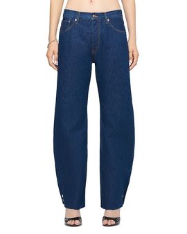 Re/done Re/Done Nico High Rise Convertible Fit Jeans in Rigid Like