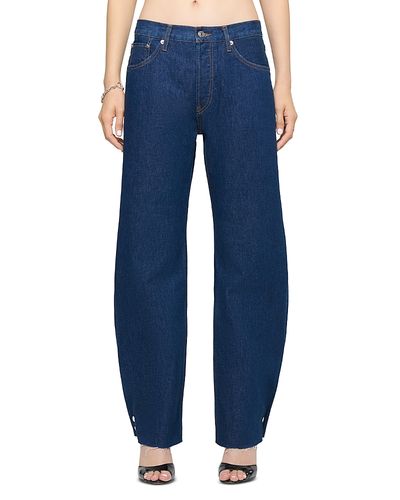 Re/done Re/Done Nico High Rise Convertible Fit Jeans in Rigid Like