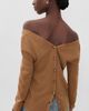 RE/DONE RE/DONE Octavia Cardigan Desert - 3