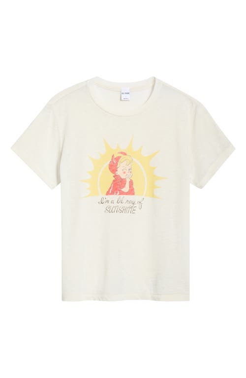 Re/Done Re/Done Ray of Sunshine Graphic T-shirt