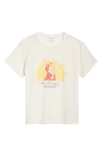 Re/Done Re/Done Ray of Sunshine Graphic T-shirt