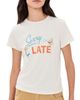 RE/DONE RE/DONE Redone x Disney Alice Late Classic Tee Vintage White - 1