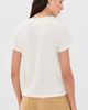 RE/DONE RE/DONE Redone x Disney Alice Late Classic Tee Vintage White - 3